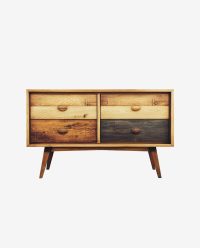 Mid-Century Wooden Chest of Drawers