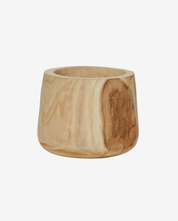 Second image of Natural Wood Plant Pot Container