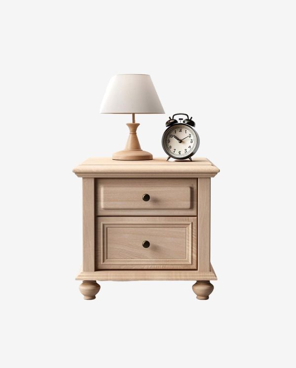 Second image of Chic Nightstand with Lamp and Books
